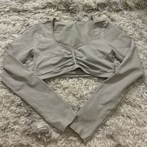 WORKOUT CROPPED LONG SLEEVE